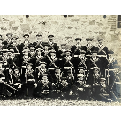 19 - A pair of large extremely rare, one of original photographs of the original UVF (Ulster Volunteer Fo... 