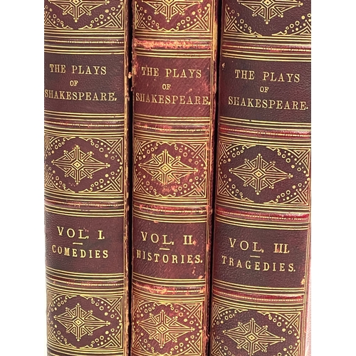 292 - The Plays of Shakespeare. Volume I Comedies, Volume II Histories, Volume III Tragedies. Cassell’s Il... 