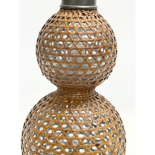 133 - A large late 19th century double gourd D. Fevre Veritable Seltzogene Soda Syphon. Paris, France. 44c... 