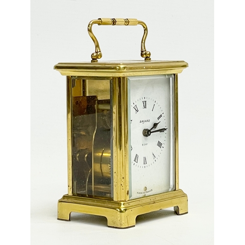 139 - A vintage French brass carriage clock by Duverdrey & Bloquel.