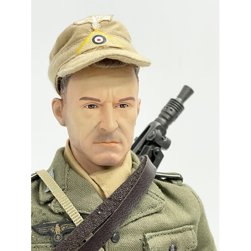 311 - A Dragon Models LTD WW2 German 1/6 scale action figure. Africa 31.5cm