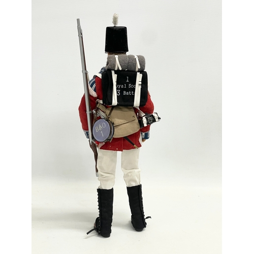 318 - A Modellers Loft Exclusive British Redcoat 1/6 scale action figure. 35cm