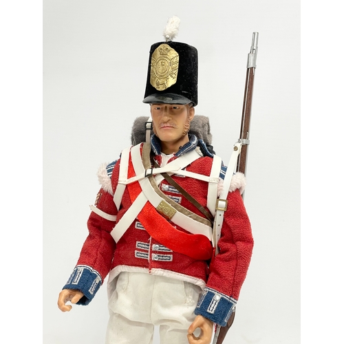 318 - A Modellers Loft Exclusive British Redcoat 1/6 scale action figure. 35cm