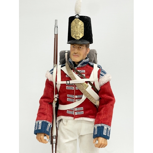 319 - A Modellers Loft Exclusive British Redcoat 1/6 scale action figure. 35cm