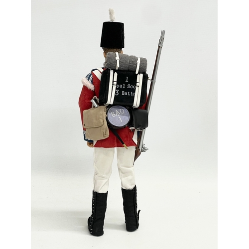 319 - A Modellers Loft Exclusive British Redcoat 1/6 scale action figure. 35cm