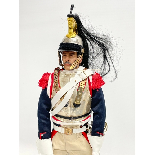 325 - A Modellers Loft Exclusive Napoleonic Series French Cavalry 1/6 scale action figure. 35cm.