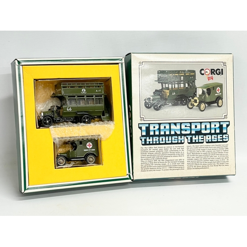 337 - 4 boxes of Corgi models. Corgi Vintage Glory of Steam “Sentinel” Celebrating the Golden Age. Corgi L... 