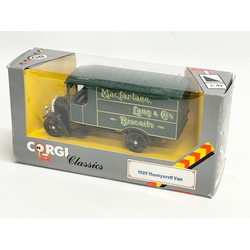 341 - 4 boxes of Corgi models. Limited Edition Corgi “Freeborns” Bedford Pantechnicon. Corgi Quality Servi... 