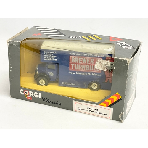 341 - 4 boxes of Corgi models. Limited Edition Corgi “Freeborns” Bedford Pantechnicon. Corgi Quality Servi... 