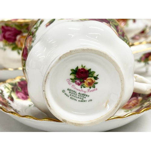 145 - 26 pieces of Royal Albert “Old Country Roses” including a 21 piece tea service.