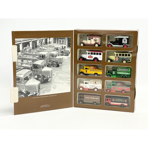 519 - 5 boxes of model cars. 3 Cameo Collectables, The Unilever Collection, The Classic Drinks Collection,... 