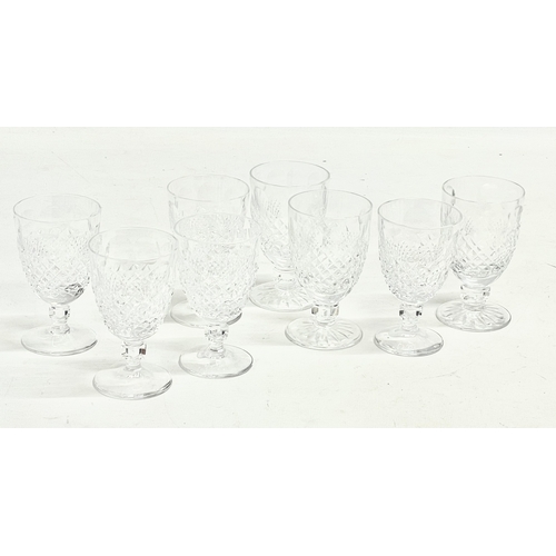 259 - 2 sets of 4 Galway Crystal ‘O’Malley’ drinking glasses. 6x10cm