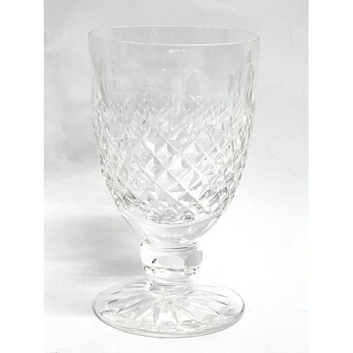 259 - 2 sets of 4 Galway Crystal ‘O’Malley’ drinking glasses. 6x10cm