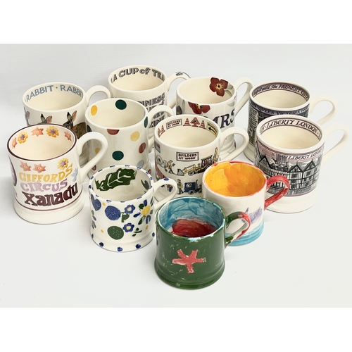 254 - A collection of Emma Bridgewater mugs, bowls and plates. Emma Bridgewater Liberty London, Kings & Qu... 