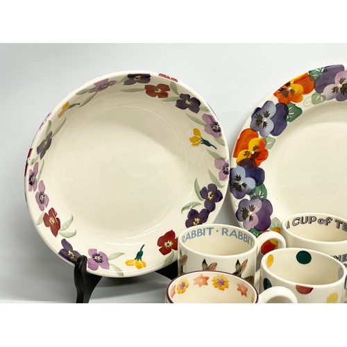 254 - A collection of Emma Bridgewater mugs, bowls and plates. Emma Bridgewater Liberty London, Kings & Qu... 