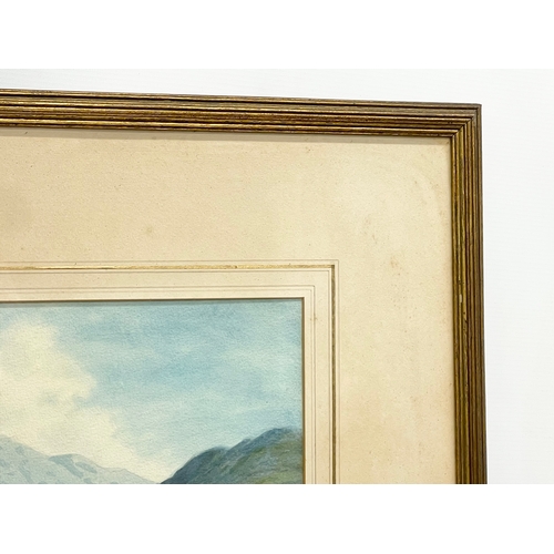 69 - A large watercolour by Douglas Alexander (1871-1945) Irish Landscape. 53.5x37.5cm. Frame 79x68cm