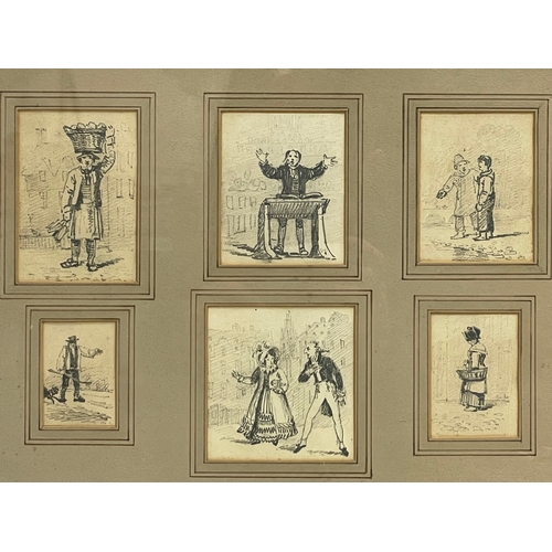 71 - A group of 6 pencil drawings by David Cox (1783-1859) from the collection of The Rev Archdeacon Spen... 