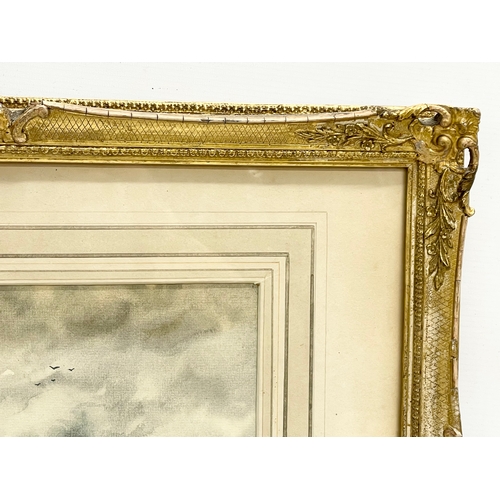 184 - A watercolour by Arthur Aspinall. Early 20th century. 31.5x25cm. Frame 57x47cm