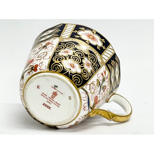 225 - A pair of Royal Crown Derby Traditional Imari tea cups. 2451.