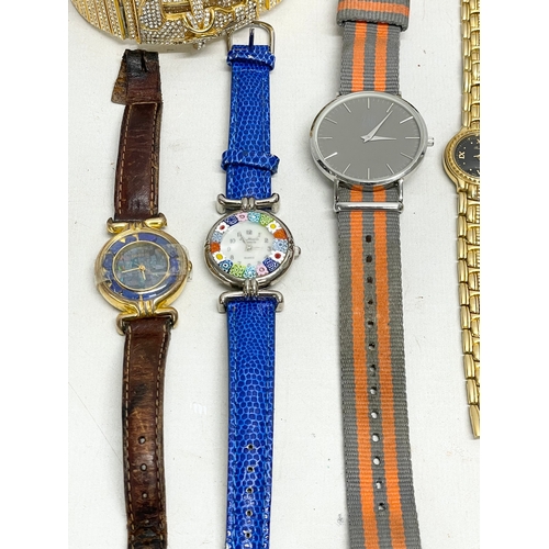 415 - A collection of watches.