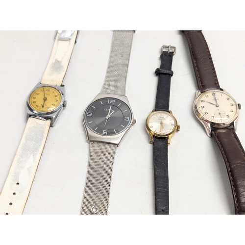 445 - A collection of vintage watches