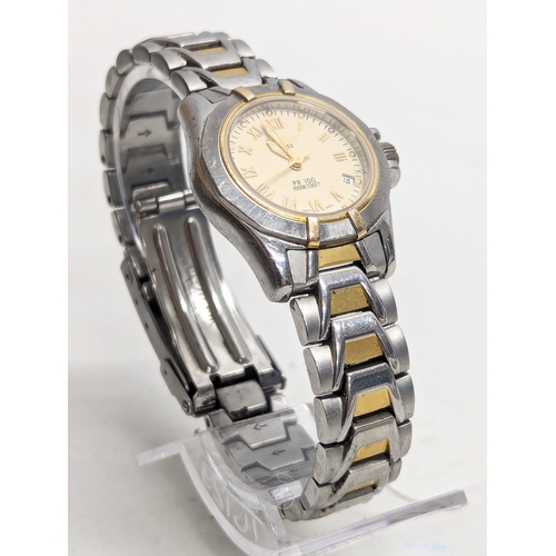 455 - A ladies Tissot watch, PR 100