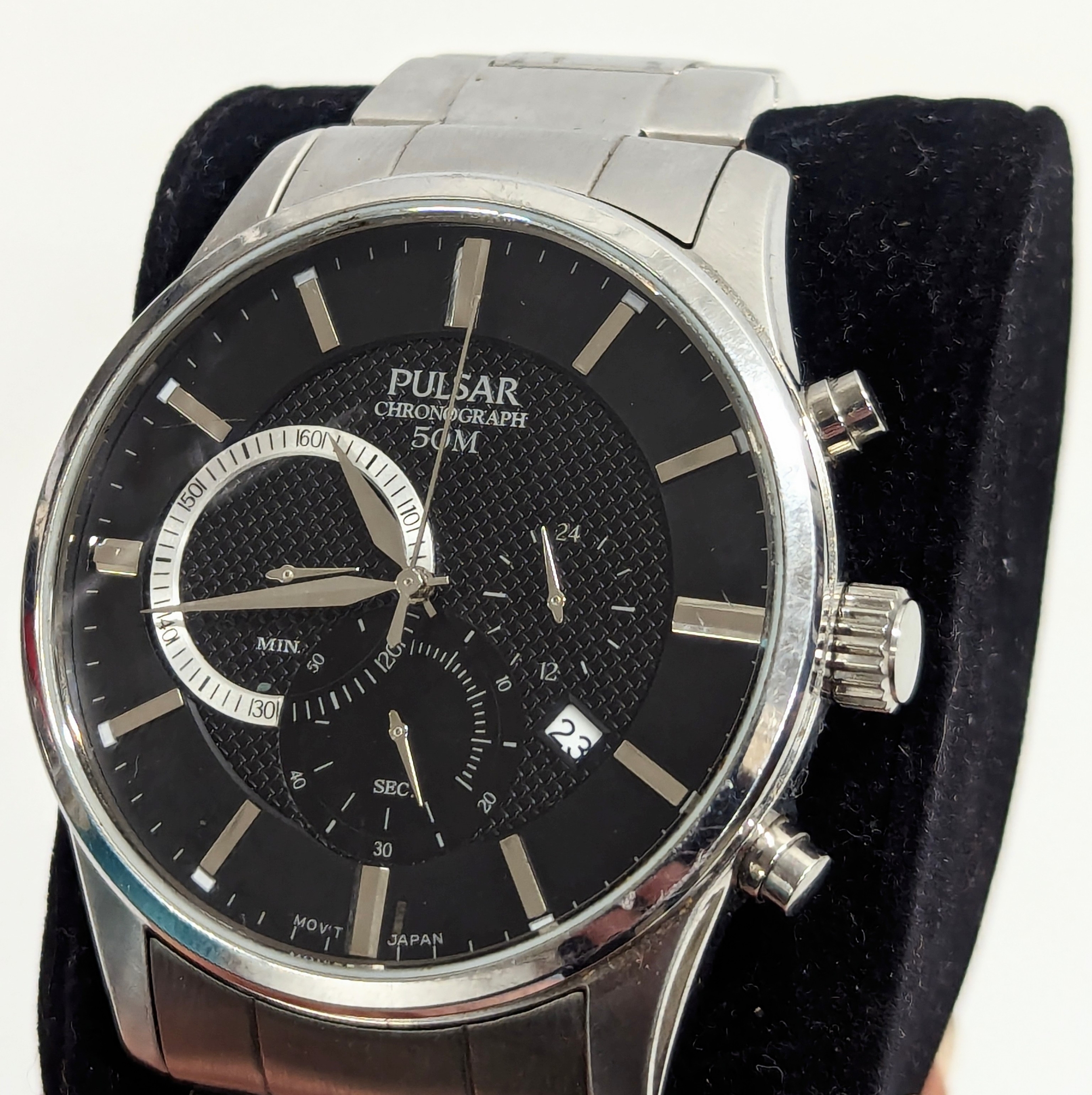 Pulsar chronograph 2024 50m watch price