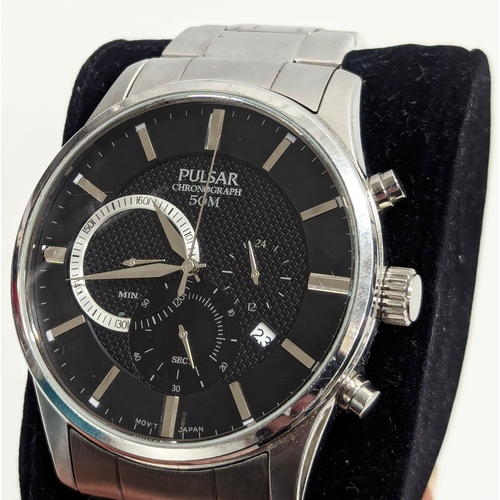 464 - A gents Pulsar Chronograph 50m watch