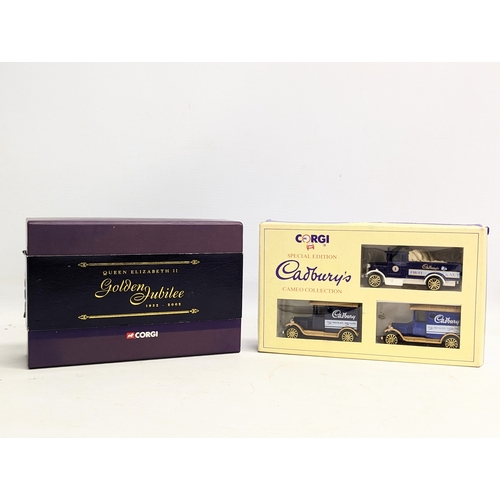 533 - A collection of Corgi model cars including Special Edition Cadbury Cameo Collection.