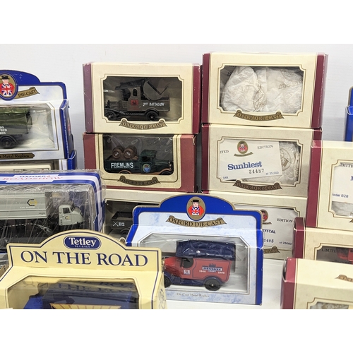 540 - A collection of Oxford Die-Cast models, etc