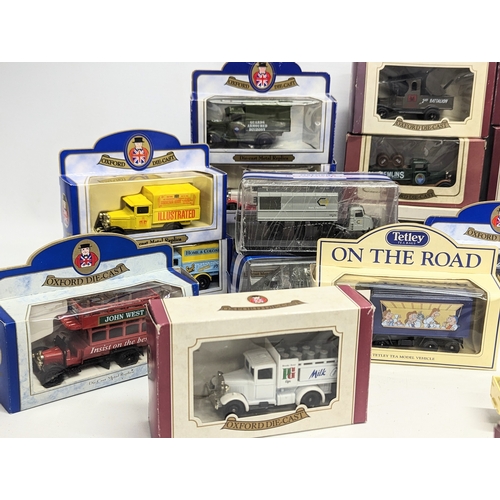 540 - A collection of Oxford Die-Cast models, etc