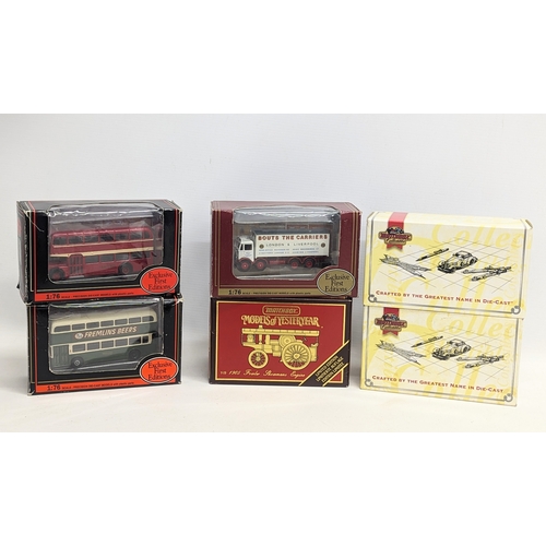 543 - A collection of models including 3 Limited Edition Corgi 'The Original Omnibus' model buses.