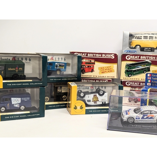 544 - A collection of models, including Great British Buses, etc