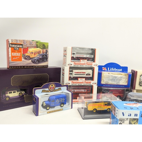 545 - A collection of models including Fisherman's Friend Diecast Model Collection, Oxford Die-Cast, etc