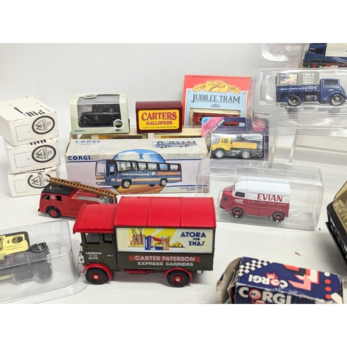 567 - A collection of models including Corgi Die-Cast, Corgi Carter Paterson Express Carriers, etc.