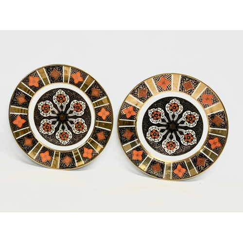 100 - A set of 3 Burtondale Imari Pattern cabinet plates. Designed & Made by Derbyshire Craftsmen. 27cm. 2... 