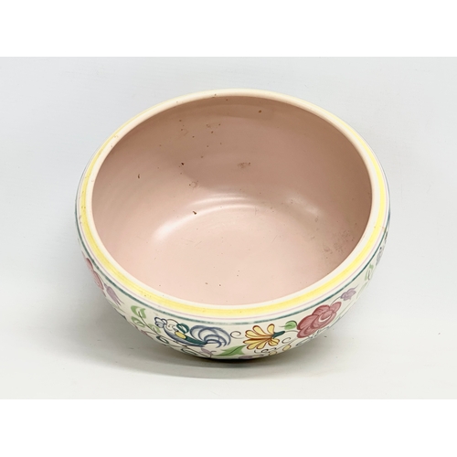 104 - A large Art Deco Poole Pottery bowl designed by Truda Carter and John Adams. 24x11cm