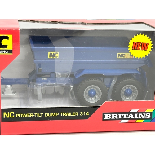 578 - An unused Britains NC Engineering Power-Tilt Dump Trailer 314 in box. 1:32 scale. 22x11x11cm