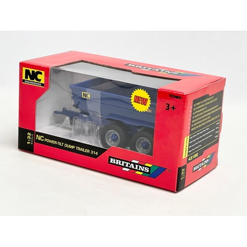 578 - An unused Britains NC Engineering Power-Tilt Dump Trailer 314 in box. 1:32 scale. 22x11x11cm