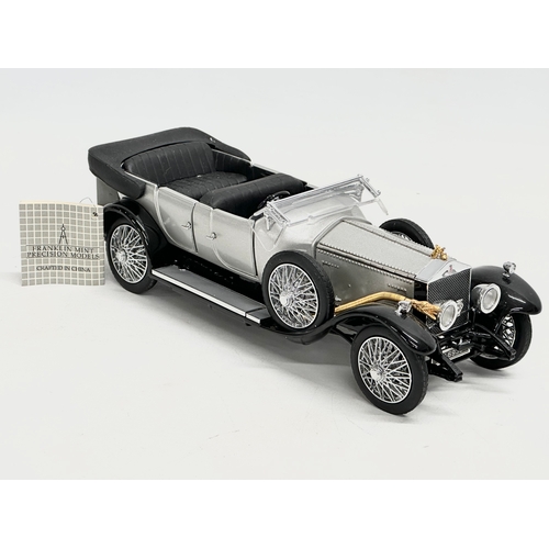 584 - 2 Franklin Mint Die Cast Model Cars. 22cm