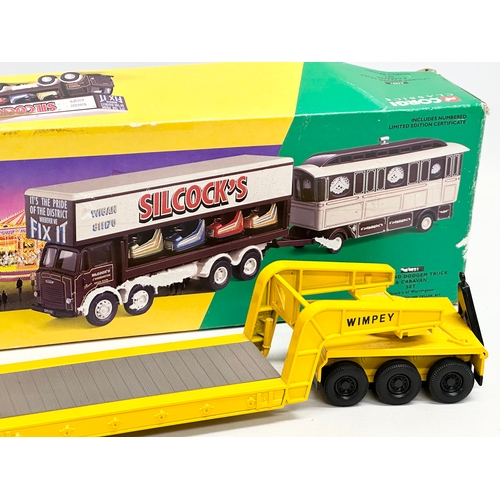 590 - 2 large Limited Edition Corgi models in boxes. A Corgi Collectables Pentons Haulage Scania Topline F... 