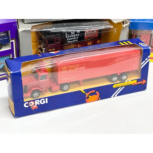 597 - A collection of Corgi models in boxes.