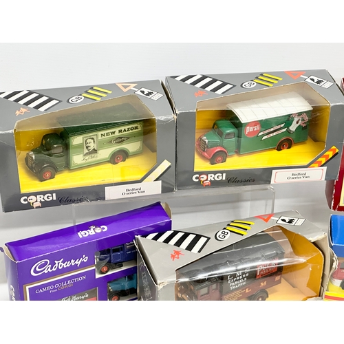 597 - A collection of Corgi models in boxes.