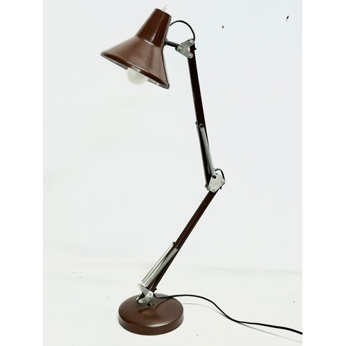 211C - A vintage brown anglepoise lamp