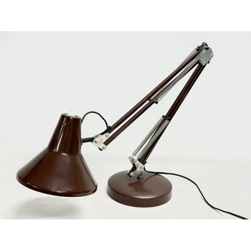 211C - A vintage brown anglepoise lamp