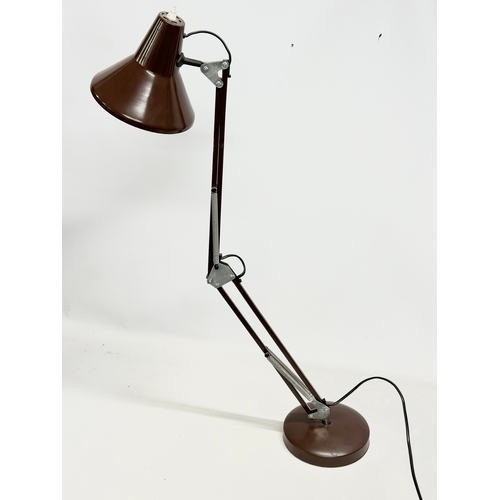 211C - A vintage brown anglepoise lamp