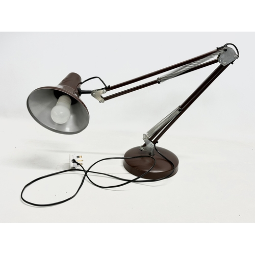 211C - A vintage brown anglepoise lamp