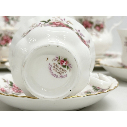 207 - A 20 piece Royal Albert ‘Lavender Rose’ tea set.