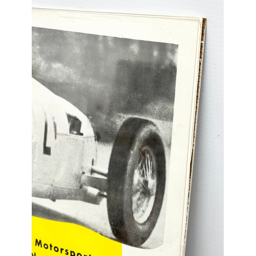 394 - A 1989 reprint of the 1937 Auto Union racing poster. DKW. W-K-Verlag, West Germany. 50x70cm