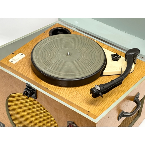 396 - A vintage Gerrard 4SP ‘Schools Model’ record player. Coomber & Son. 47x37x32cm